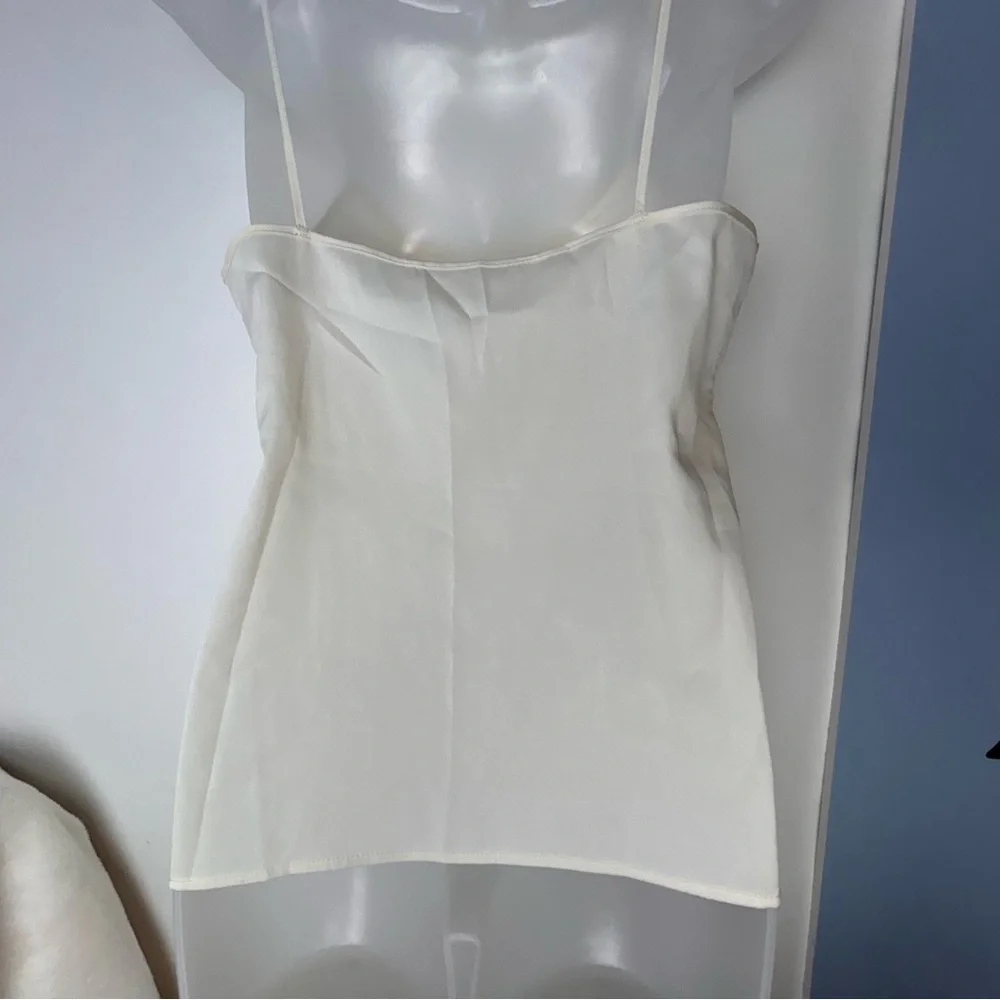 Diane Von Furstenberg‎ Creamy White Lingerie Chemise Size 0
